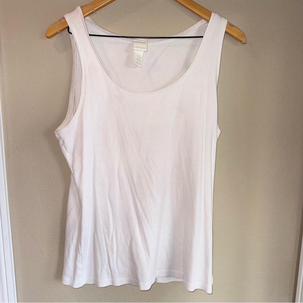 H&M Classic White Tank Top